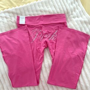 NWT VS PINK Women's FLARED Leggings